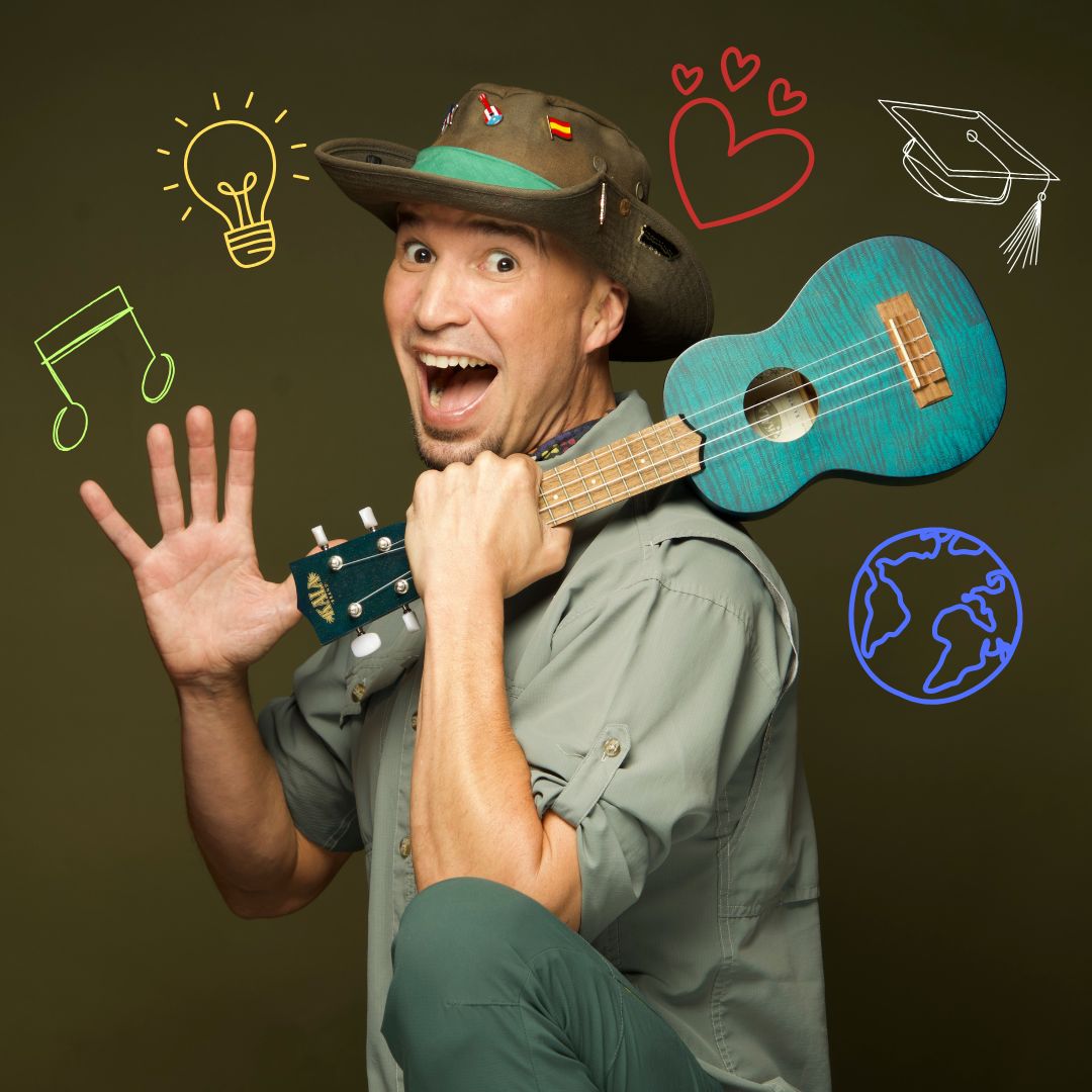 El Trotamundos con niños del mundo